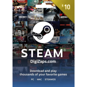 Steam $10 Gift Card