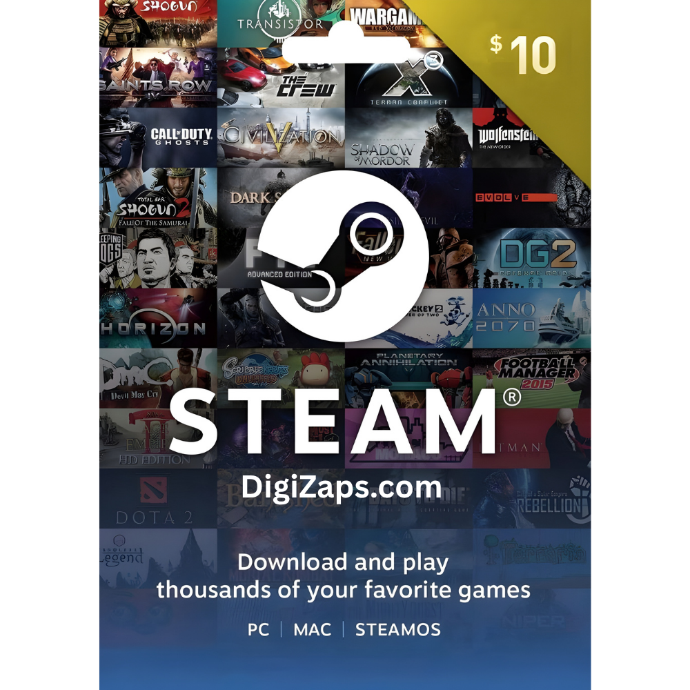 Steam $10 Gift Card